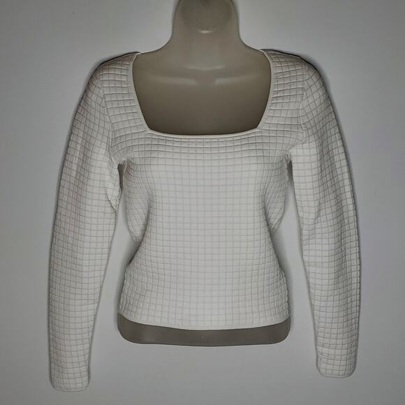 Proenza Schouler White Label Square Neck Quilted Knit Top XS Great Condition - Picture 13 of 14